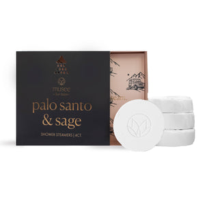 Musee | Palo Santo & Sage Shower Steamers