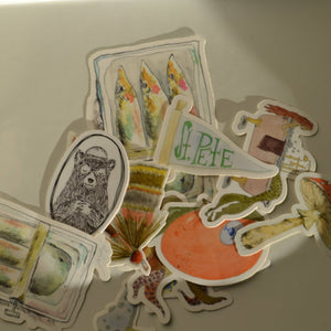 Bear on Paper | Bathing Mermaid Sticker