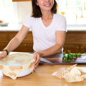 Bee's Wrap | Reusable Food Wrap 3 Pack - Honeycomb