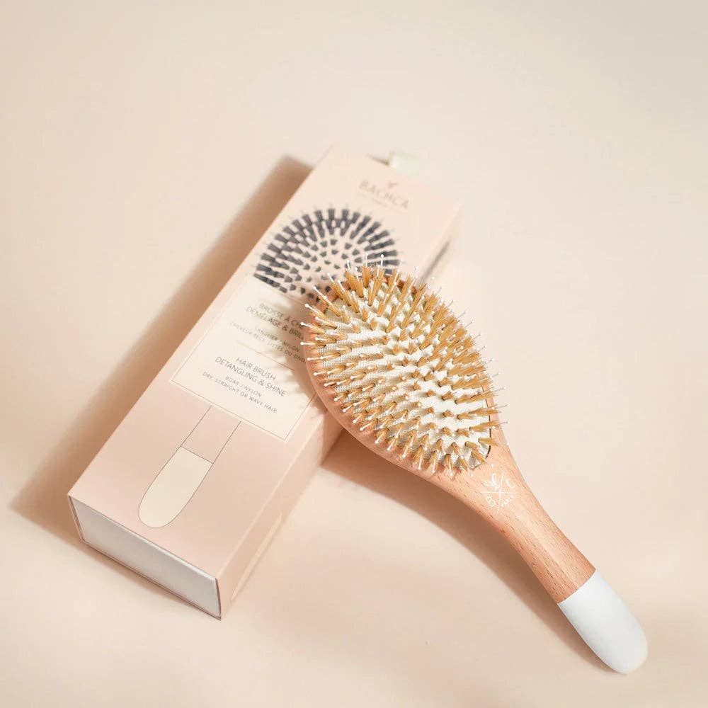 Bachca | Detangling and Shine Hair Brush - Made in France