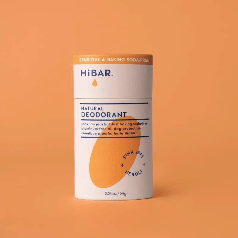 HiBAR | Deodorant Sensitive  Pink-Iris+Neroli Baking soda free