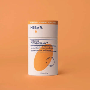 HiBAR | Deodorant Sensitive  Pink-Iris+Neroli Baking soda free