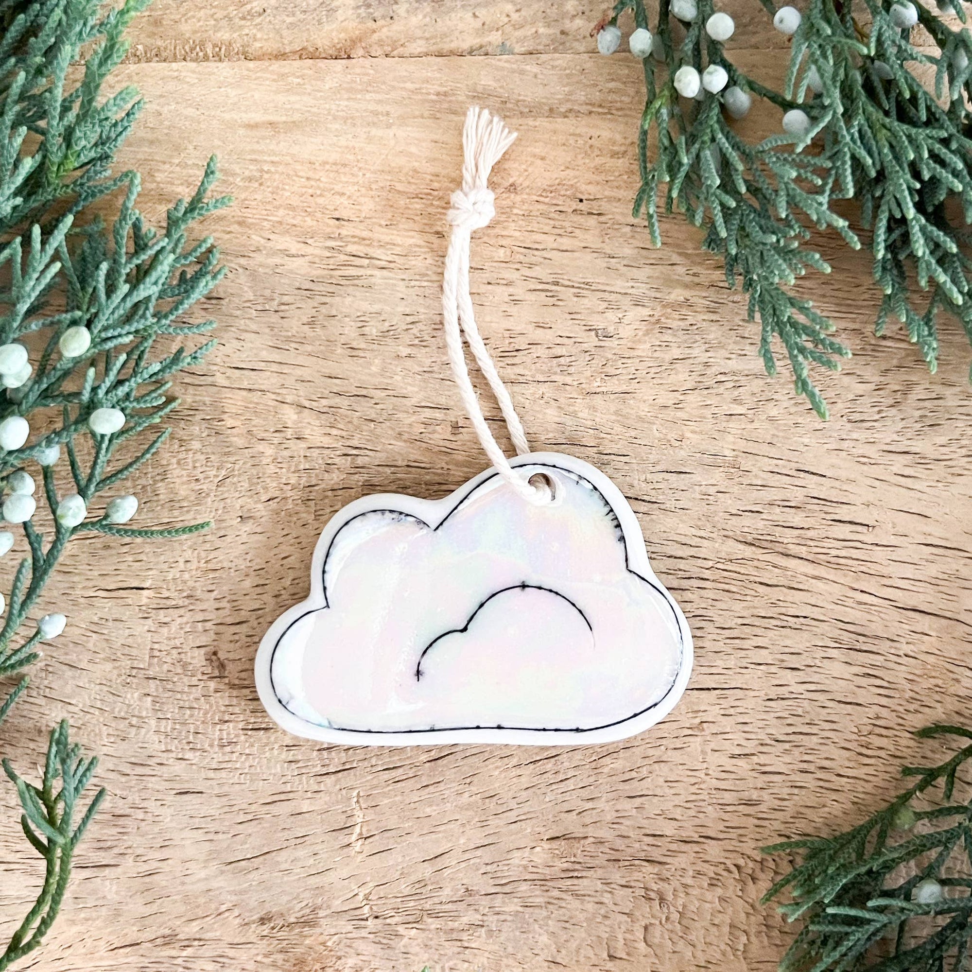 Petrichor + Gold | Cloud Ornament