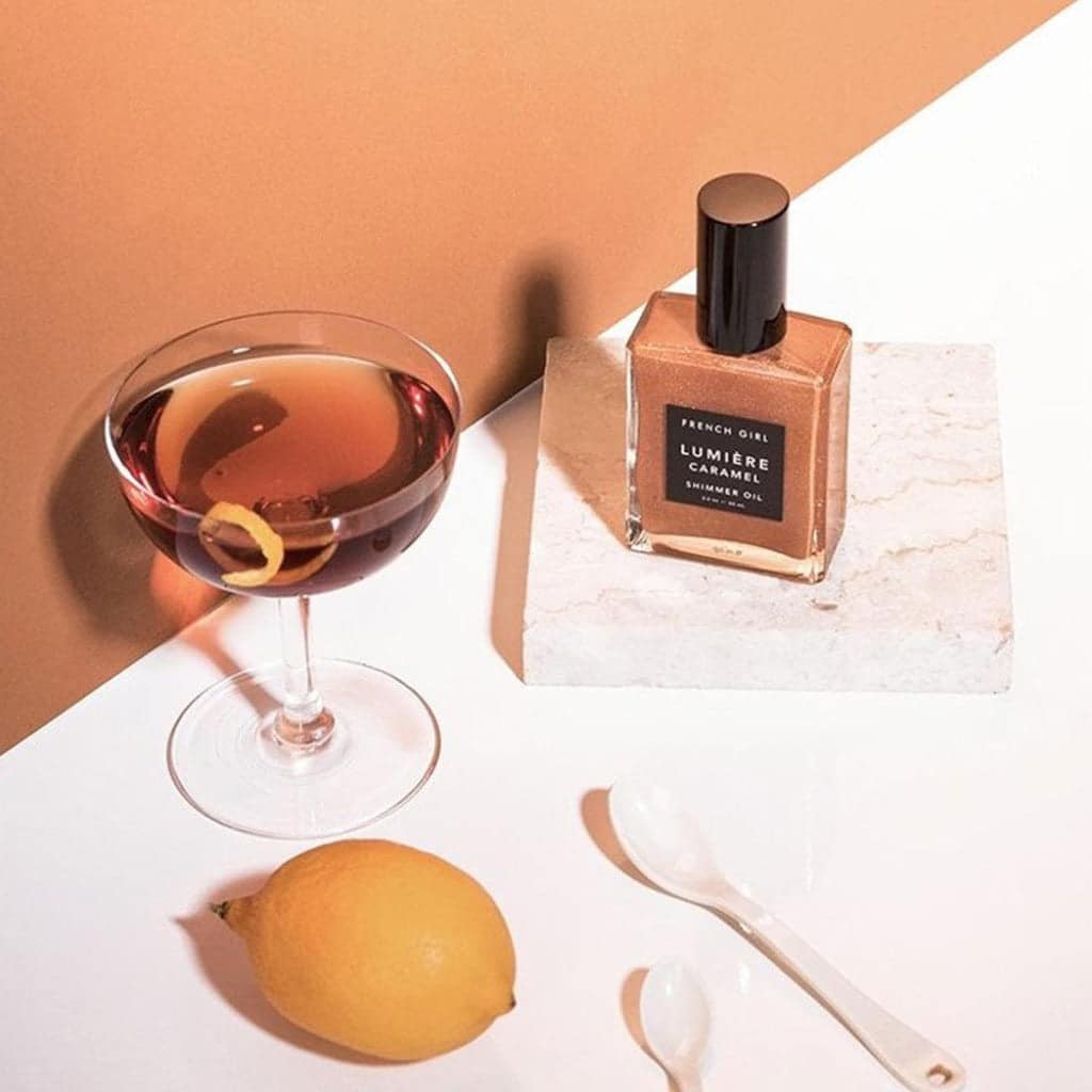 French Girl | Shimmer Dry Body Moisturizing Oil - Caramel
