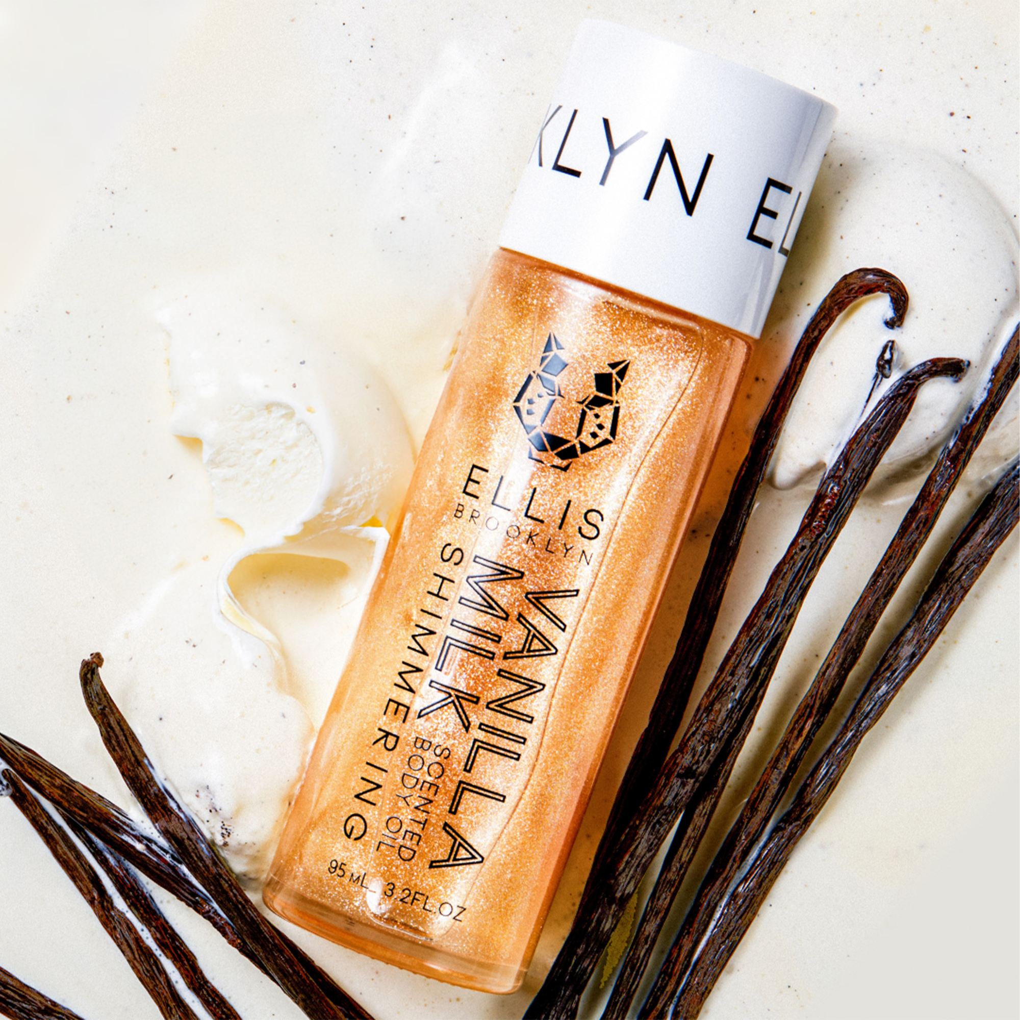 Ellis Brooklyn | Vanilla Milk Shimmering Scented Body Oil