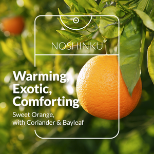 Noshinku | Refillable Moisturizing Hand Sanitizer - Orange Coriander