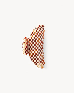 Machete | Midi Heirloom Claw in Tortoise Checker