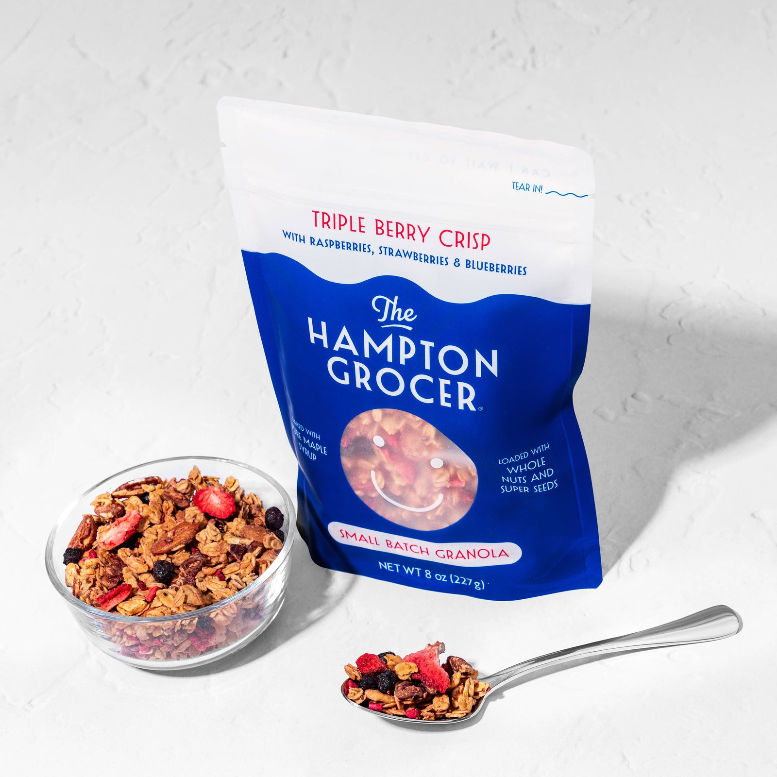 The Hampton Grocer | Triple Berry Crisp Granola