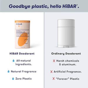 HiBAR | Deodorant Sensitive  Pink-Iris+Neroli Baking soda free