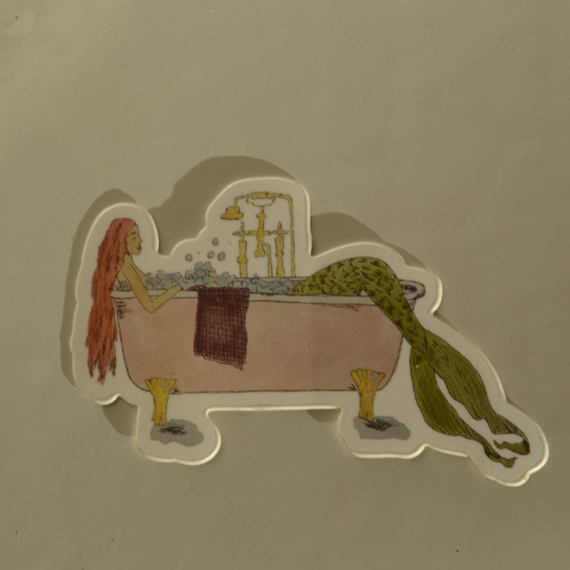 Bear on Paper | Bathing Mermaid Sticker