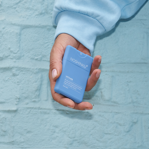 Noshinku | Refillable Vetiver Patchouli Hydrating Pocket Hand Sanitizer