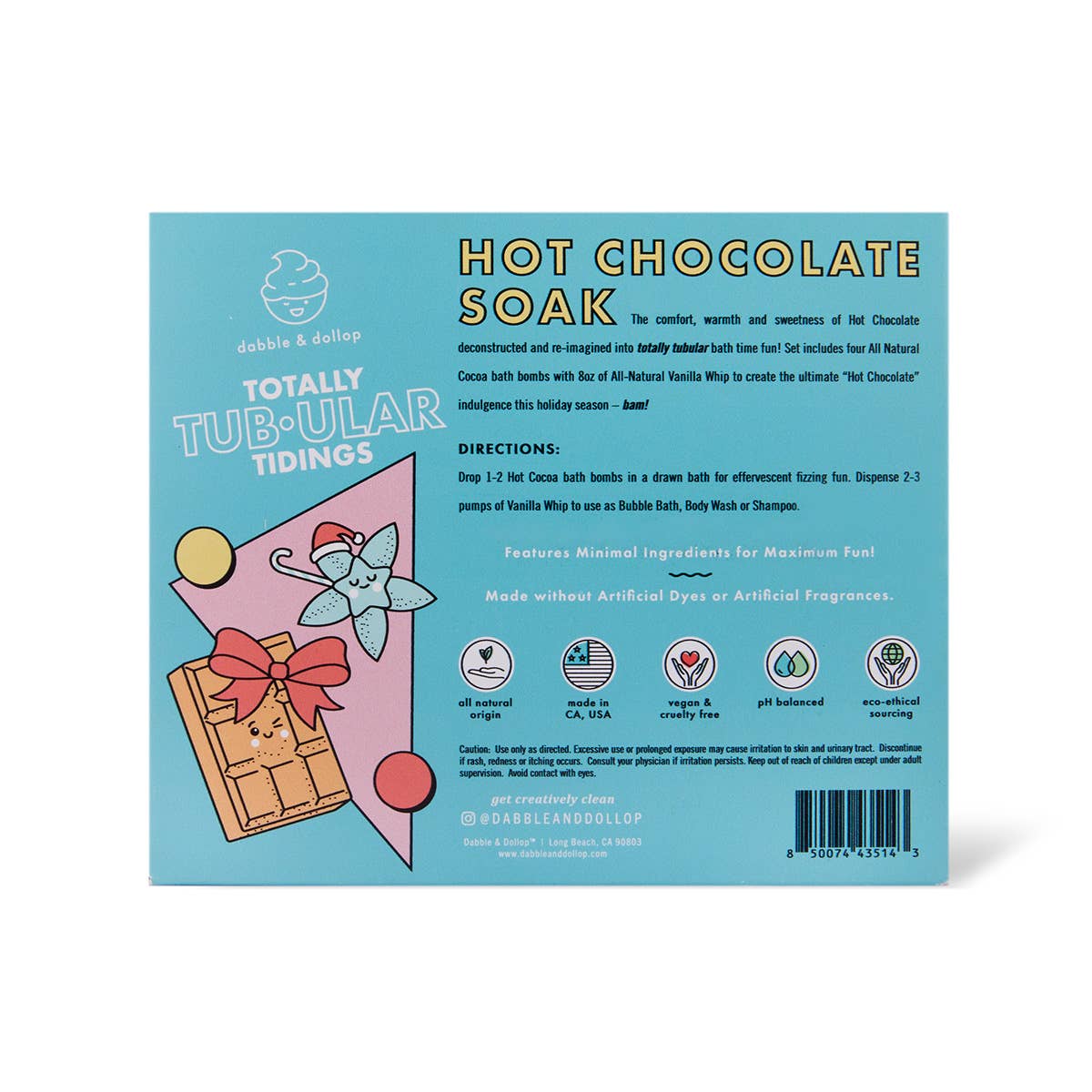 Dabble & Dollop | Totally Tub-ular Hot Chocolate Soak