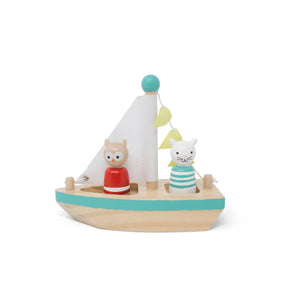 Jack Rabbit Creations | Boats & Buddies Bath Toy - Owl & Pussycat
