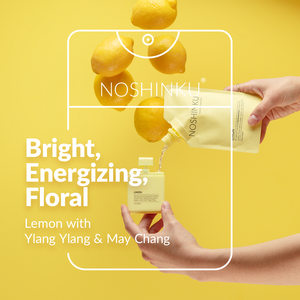 Noshinku | Refillable Moisturizing Pocket Sanitizer - Lemon Ylang-Ylang