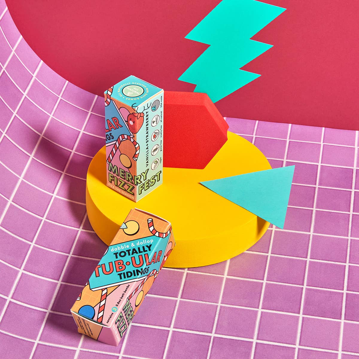 Dabble & Dollop | Totally Tub-ular Bath Bomb Stocking Stuffer