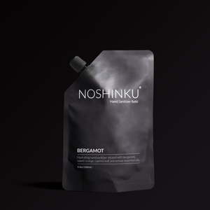 Noshinku | Bergamot - Cypress Nourishing Sanitizer Travel Refill Pouch