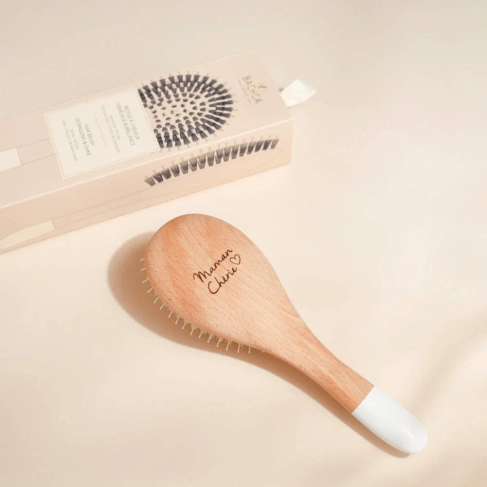 Bachca | Detangling and Shine Hair Brush - Made in France