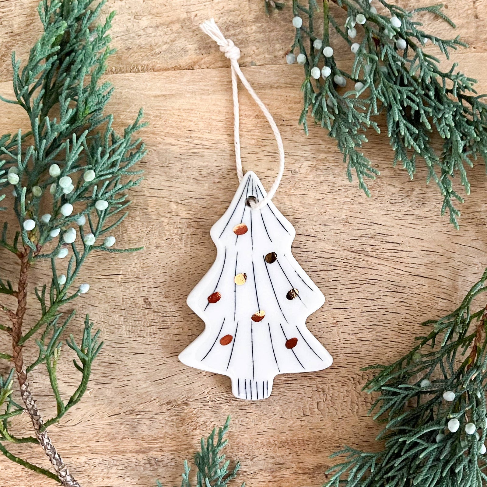 Petrichor + Gold | Tree Ornament