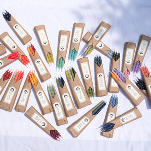 Cave Glow | Sunrise Beeswax Spiral Taper Set