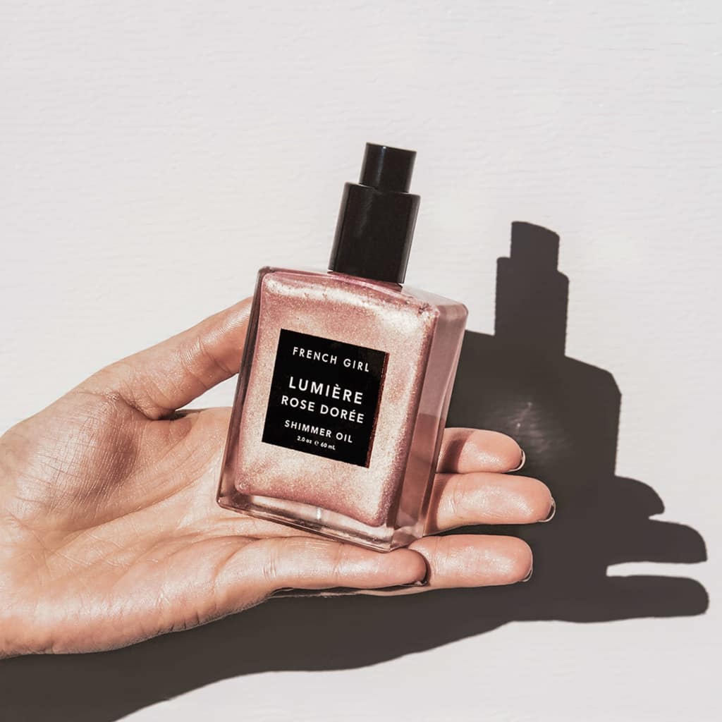 French Girl | Shimmer Dry Body Moisturizing Oil - Rose Gold
