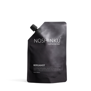 Noshinku | Bergamot - Cypress Nourishing Sanitizer Travel Refill Pouch