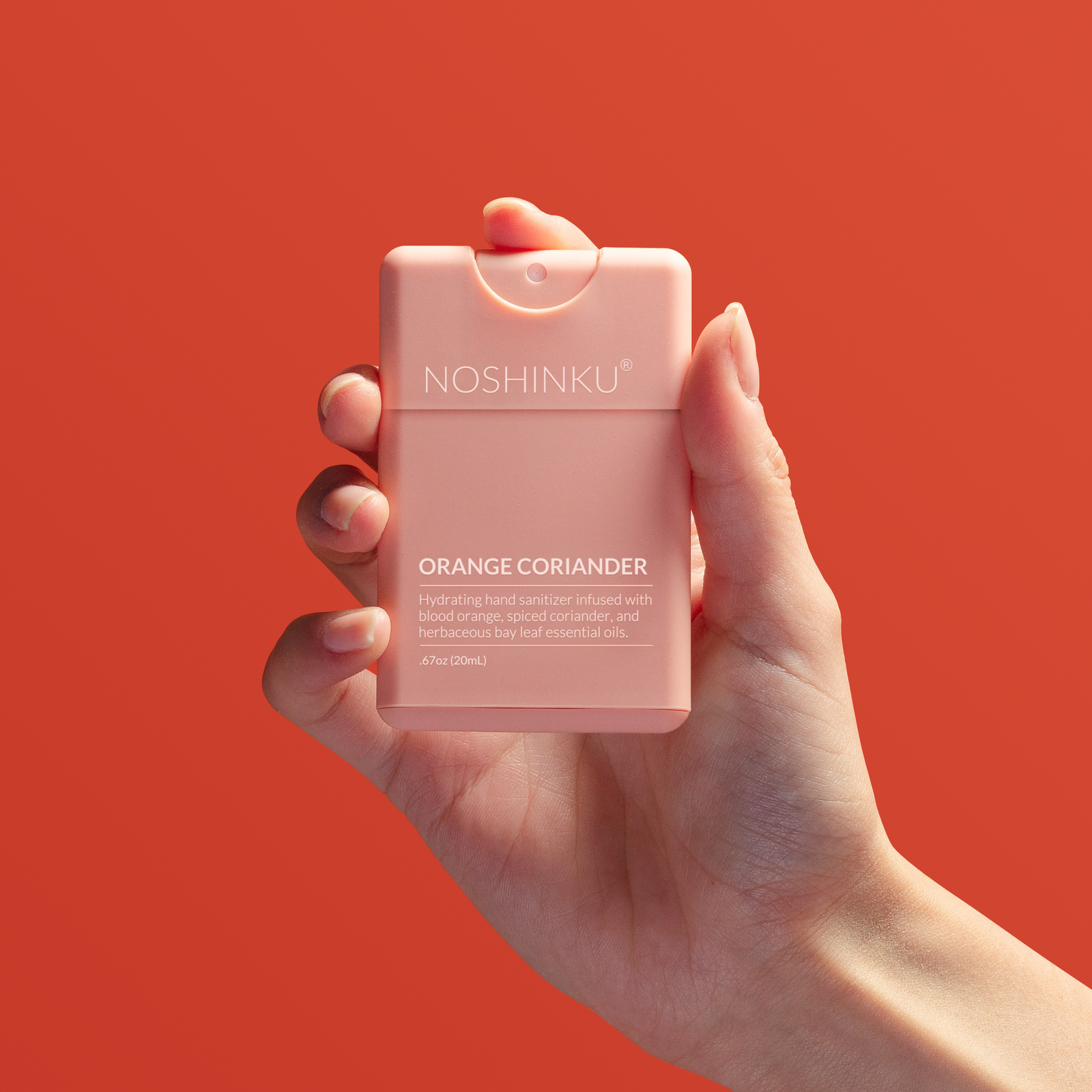Noshinku | Refillable Moisturizing Hand Sanitizer - Orange Coriander