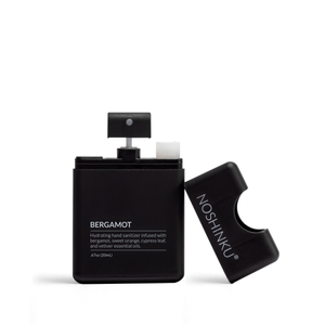 Noshinku | Refillable Moisturizing Pocket Hand Sanitizer - Bergamot