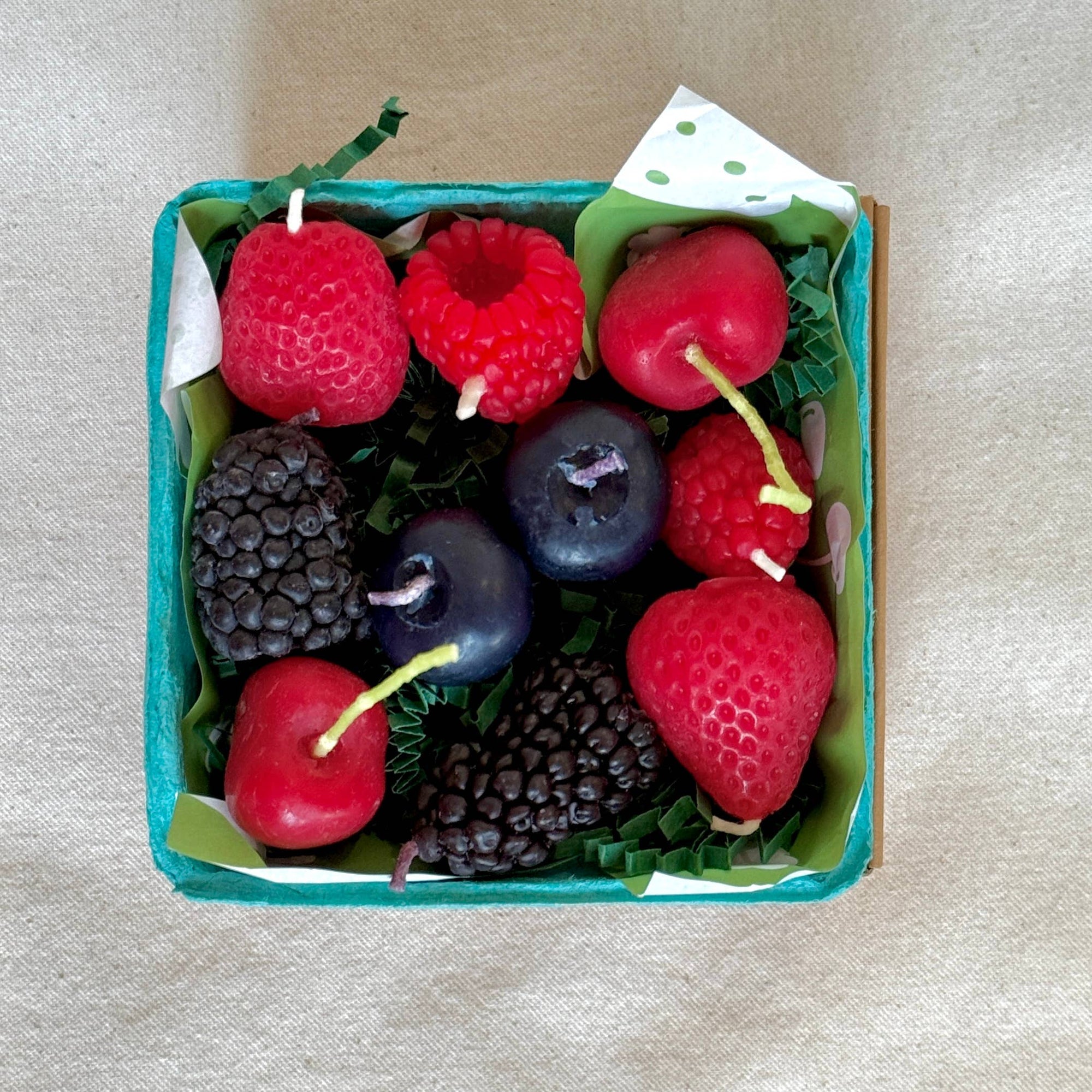 Happy Organics | Mixed Berry Beeswax Birthday Candles