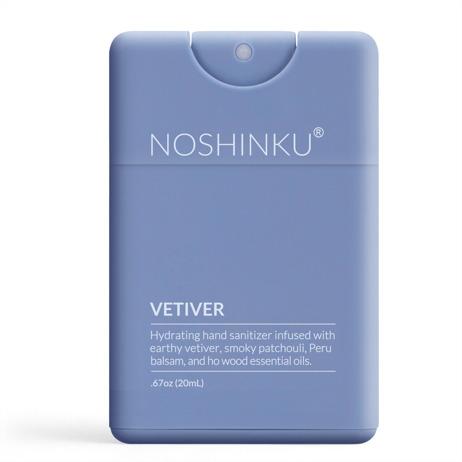 Noshinku | Refillable Vetiver Patchouli Hydrating Pocket Hand Sanitizer