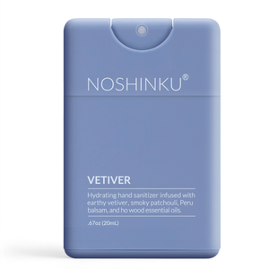 Noshinku | Refillable Vetiver Patchouli Hydrating Pocket Hand Sanitizer