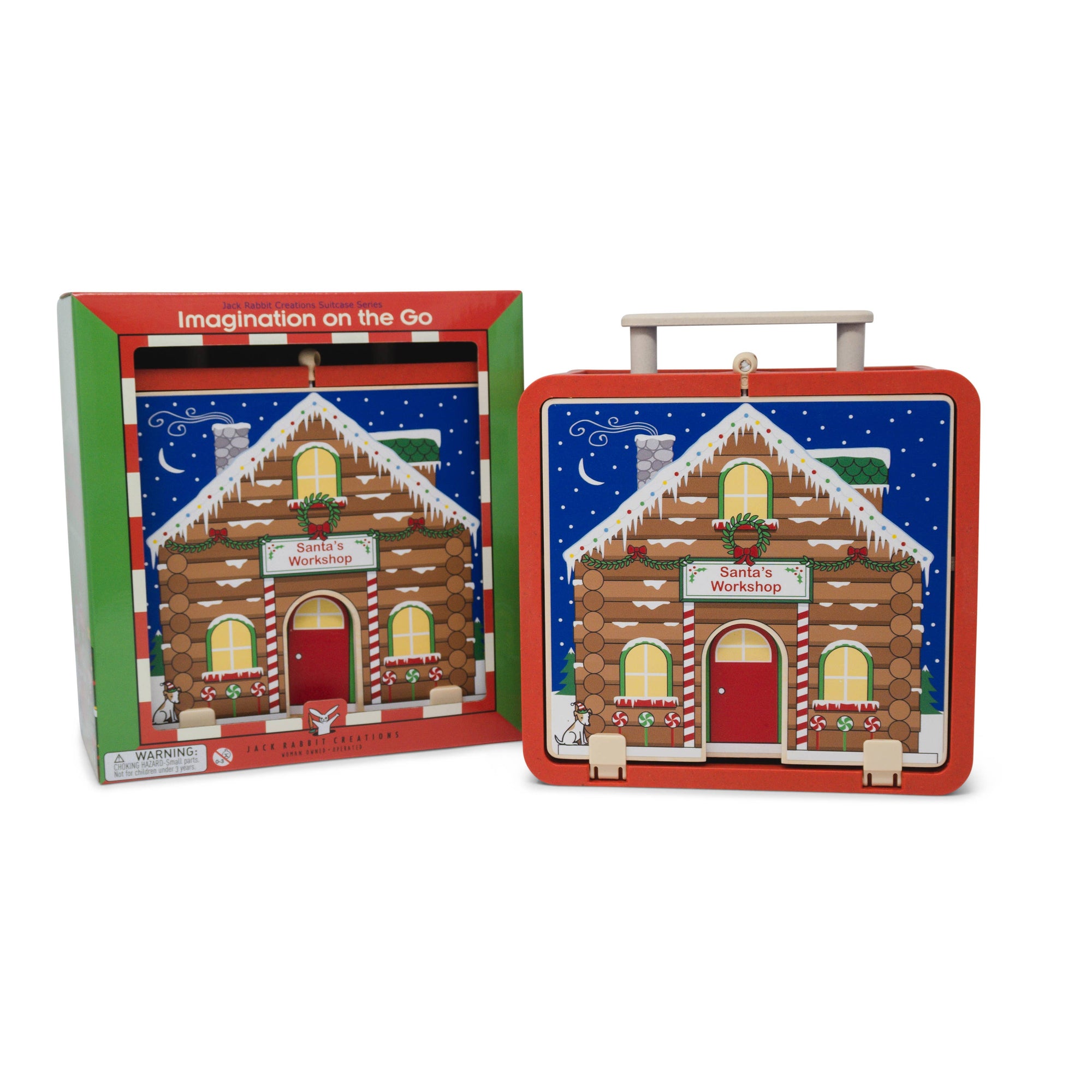 Jack Rabbit Creations | Suitcase Series: Santa's Christmas Workshop