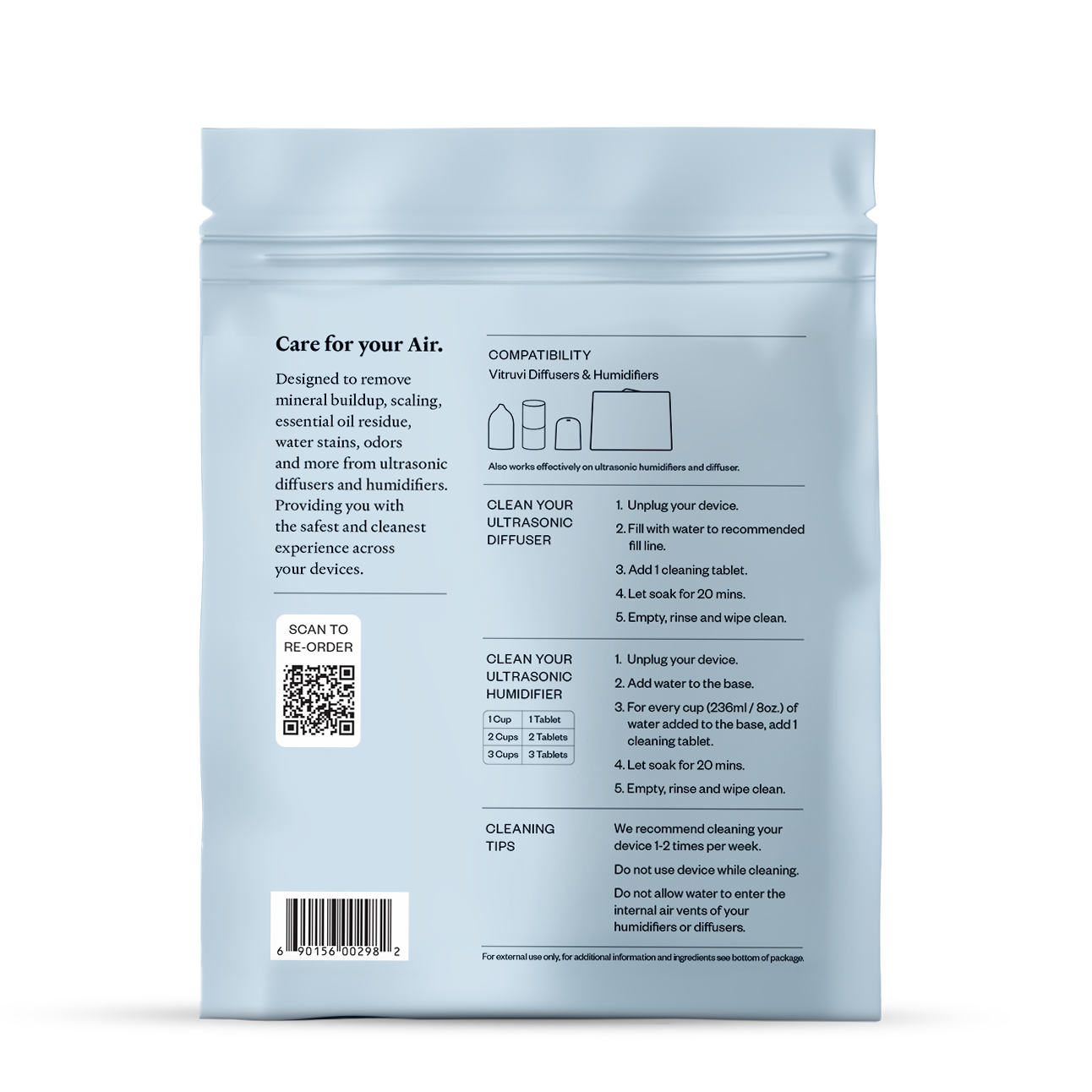 Vitruvi | Diffuser Cleaning Tablets