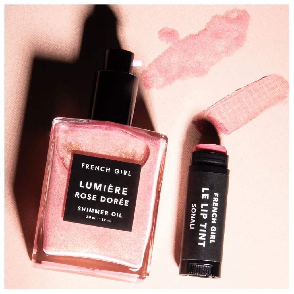 French Girl | Shimmer Dry Body Moisturizing Oil - Rose Gold