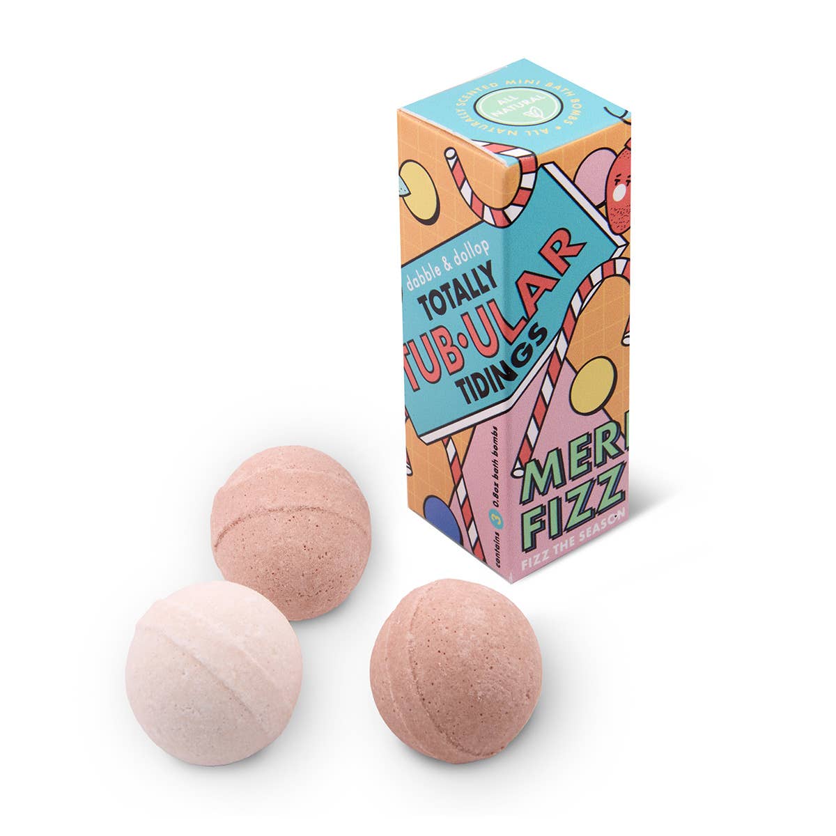 Dabble & Dollop | Totally Tub-ular Bath Bomb Stocking Stuffer