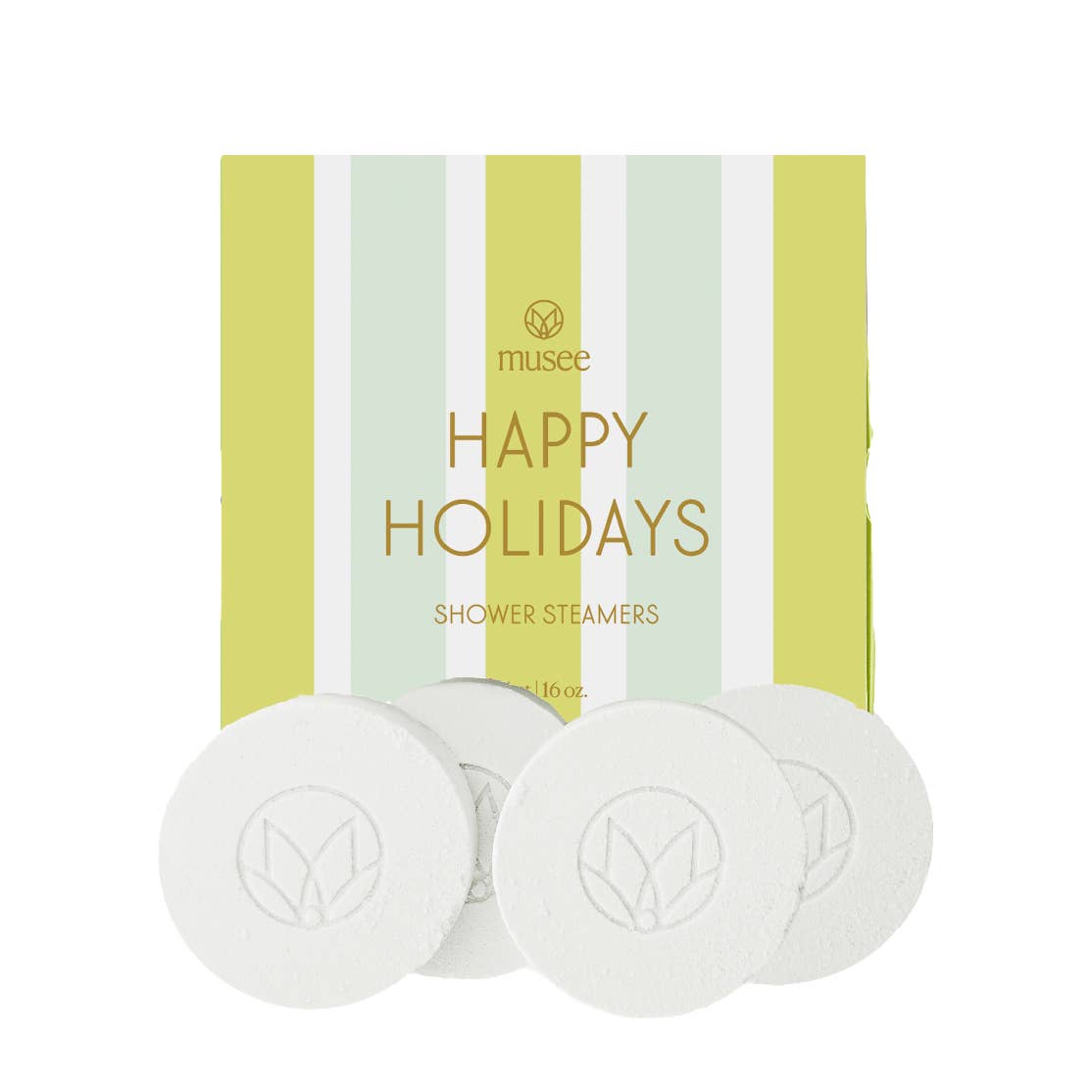 Musee | Happy Holidays Shower Steamers