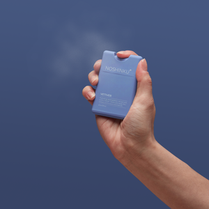 Noshinku | Refillable Vetiver Patchouli Hydrating Pocket Hand Sanitizer