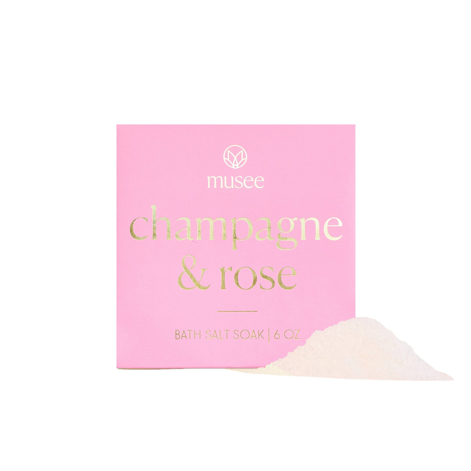 Musee | Champagne & Rose Mini Bath Salt Soak