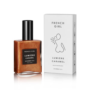 French Girl | Shimmer Dry Body Moisturizing Oil - Caramel
