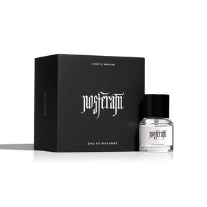 A bottle of Heretic Nosferatu next to a black box