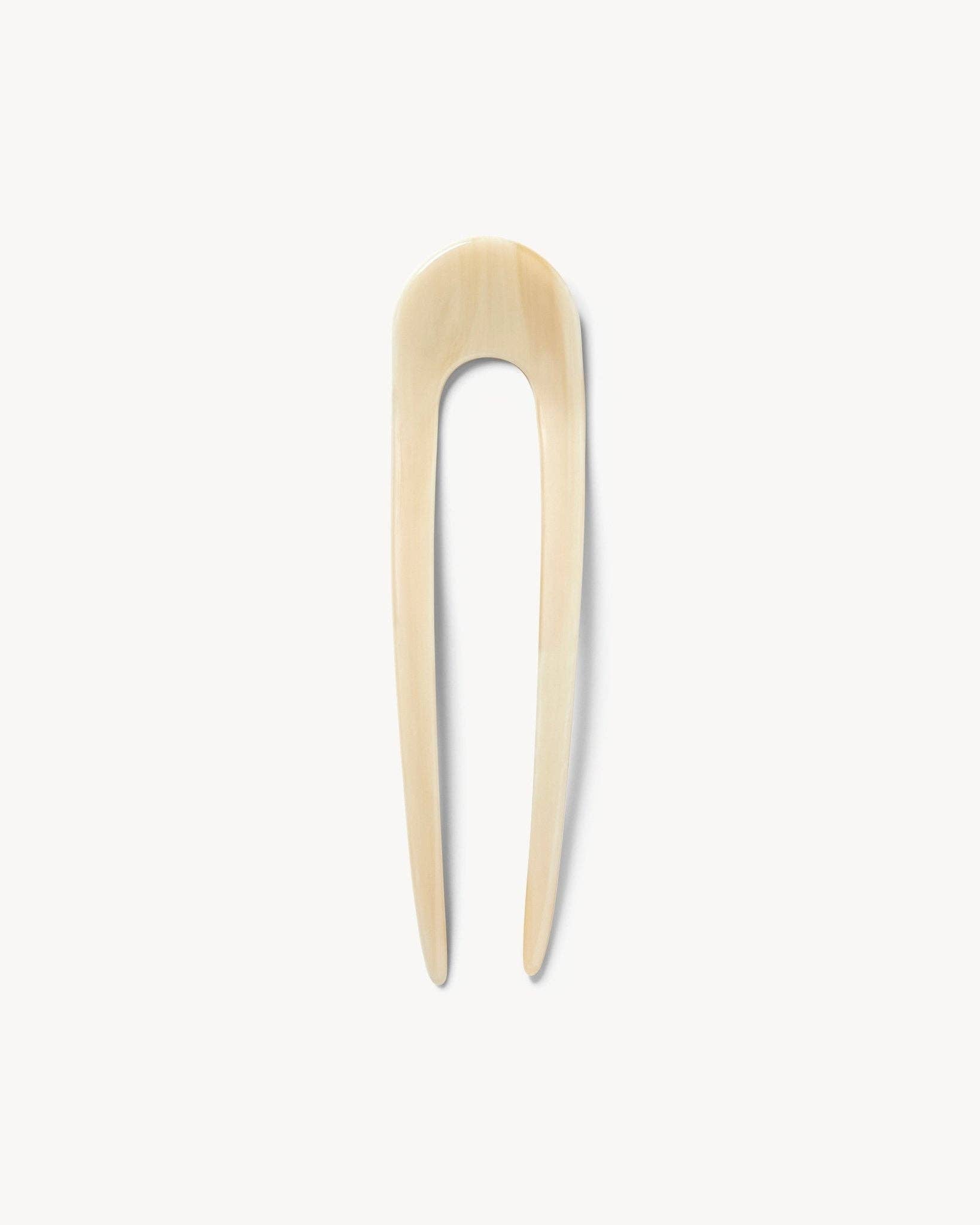 Machete | French Hair Pin in Alabaster