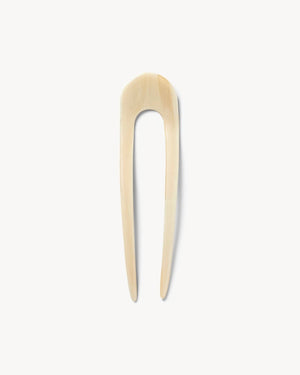 Machete | French Hair Pin in Alabaster