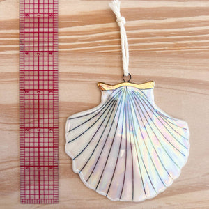 Petrichor + Gold | Scallop Shell Ornament