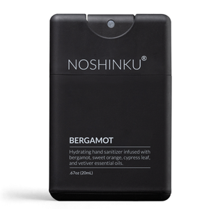 Noshinku | Refillable Moisturizing Pocket Hand Sanitizer - Bergamot