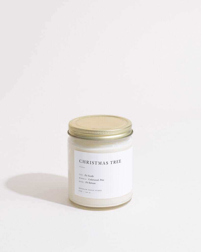Brooklyn Candle | Christmas Tree Jar Candle (Seasonal)