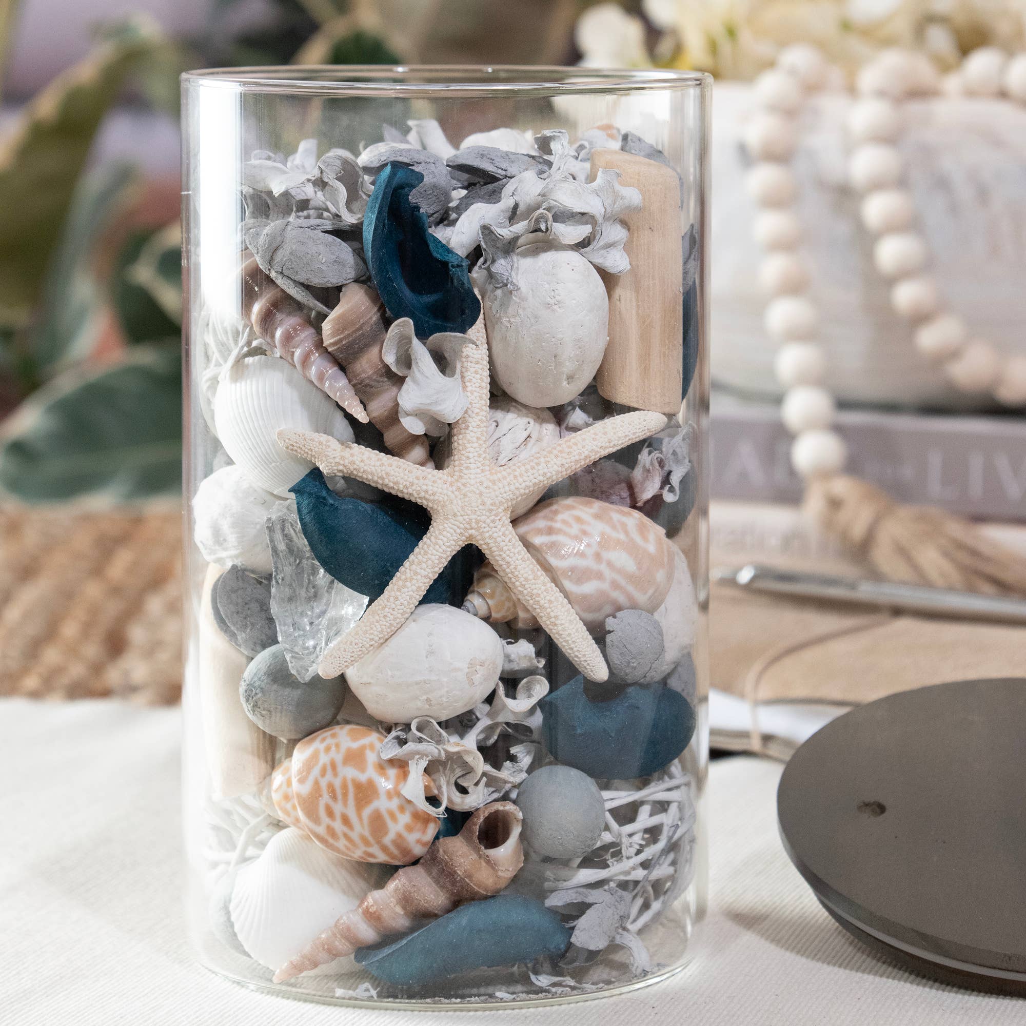 Andaluca Pacific Ocean potpourri in glass vessel