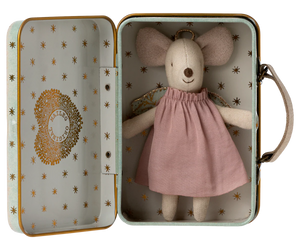 Maileg | Angel Mouse in Suitcase - Little Sister