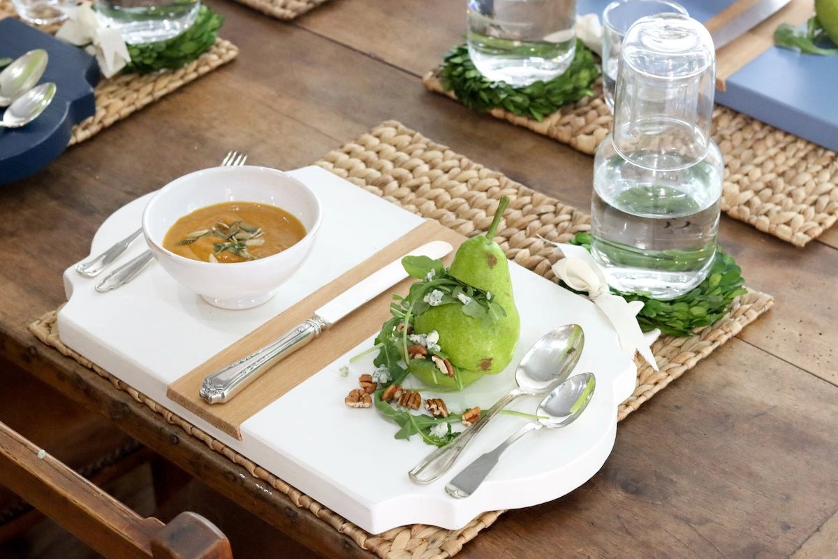 Arched White Charcuterie Board - Good Condition