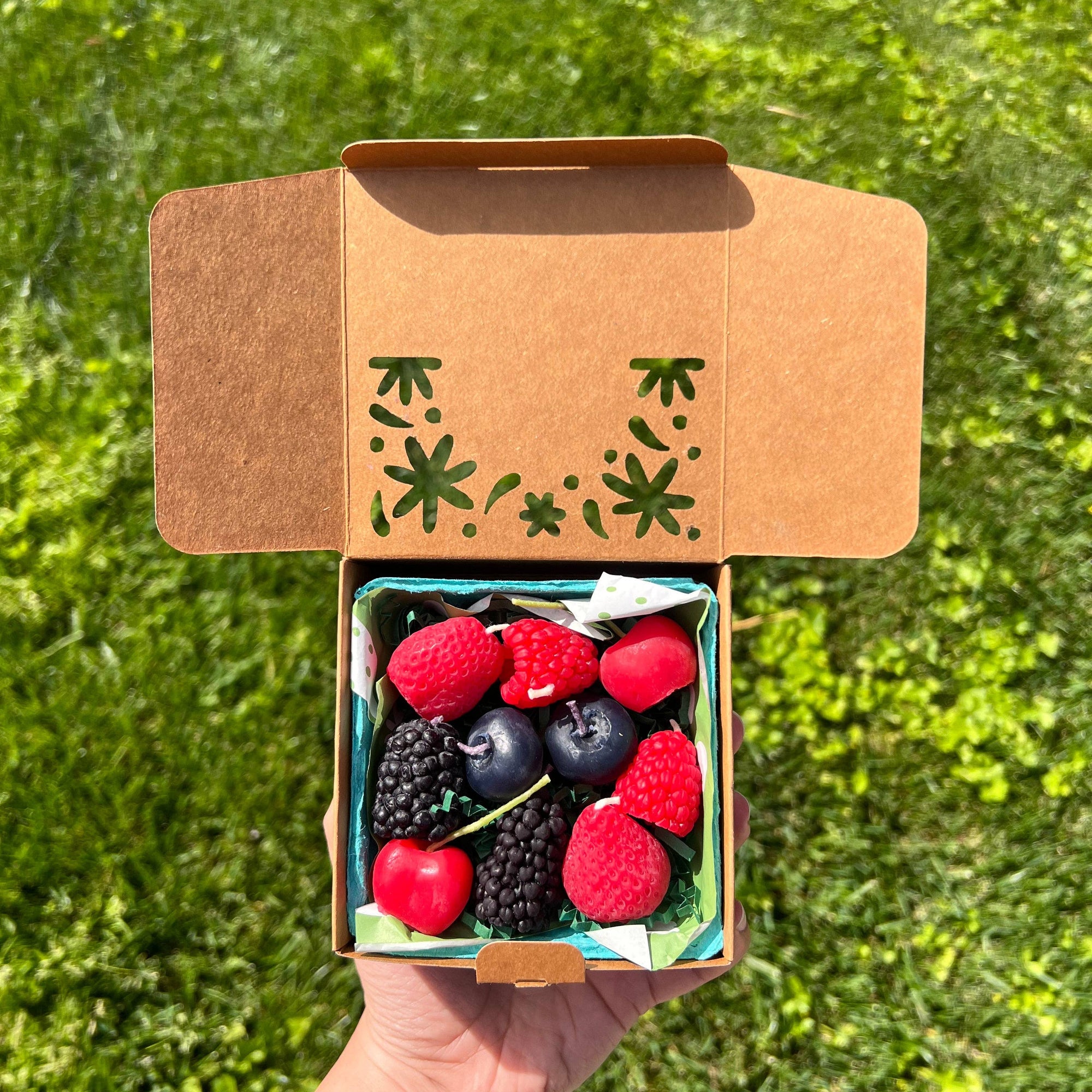 Happy Organics | Mixed Berry Beeswax Birthday Candles