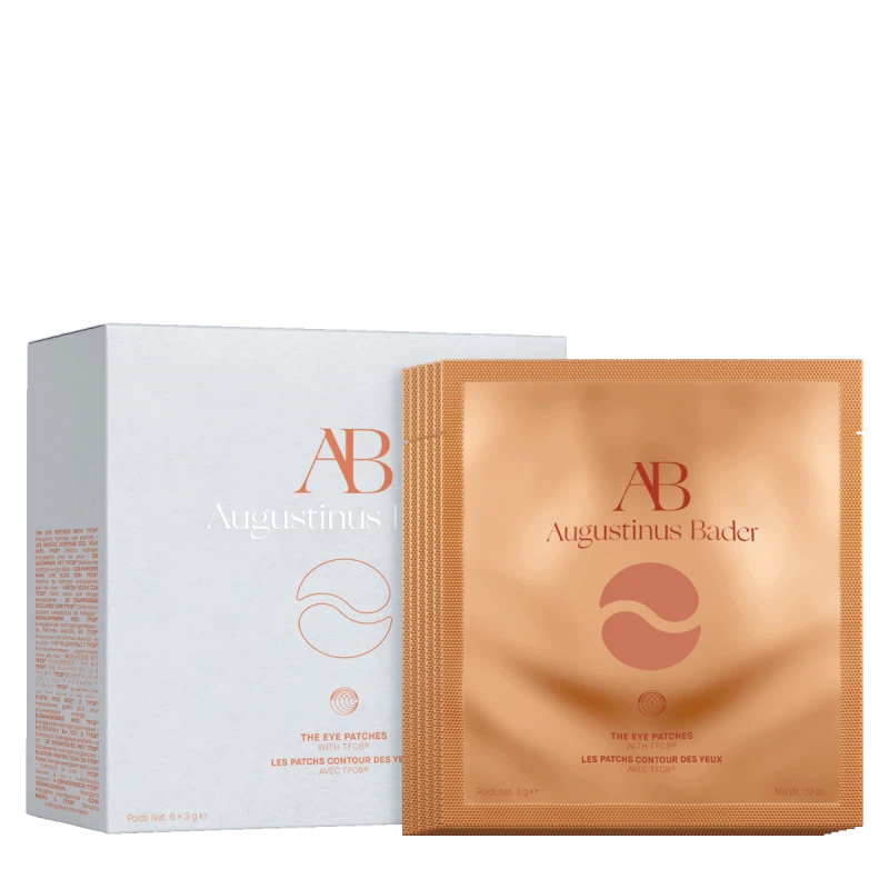 Augustinus Bader eye patches packaging on a white background