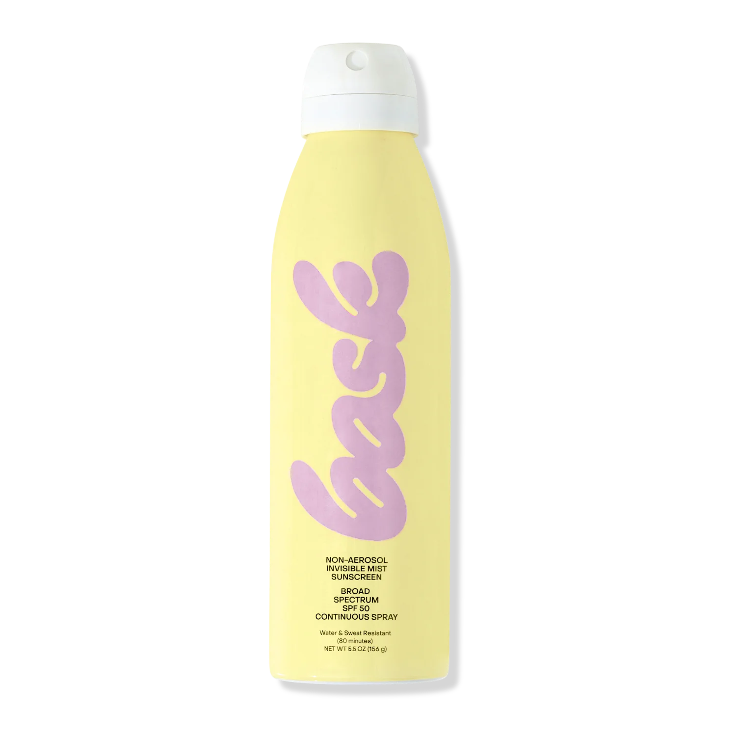 Bask non-aerosol invisible mist spf 50 sunscreen